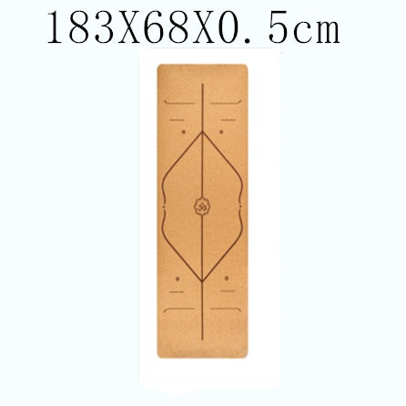 Tapis de Yoga Premium en Liège Naturel – Antidérapant & Écologique – 5mm Body Line