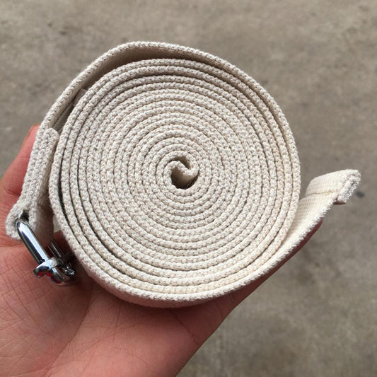 Sangle de Mobilité Yoga Premium™ – Coton Renforcé avec Anneaux en D
